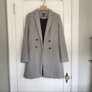 Zara grey pea coat